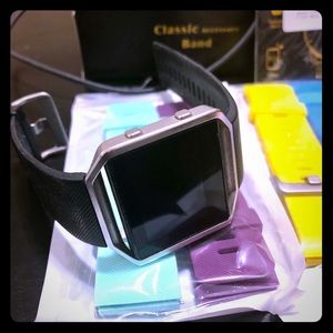 Fitbit Blaze with extra bands & watch screen film